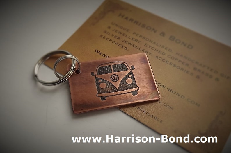 vw campervan keyring