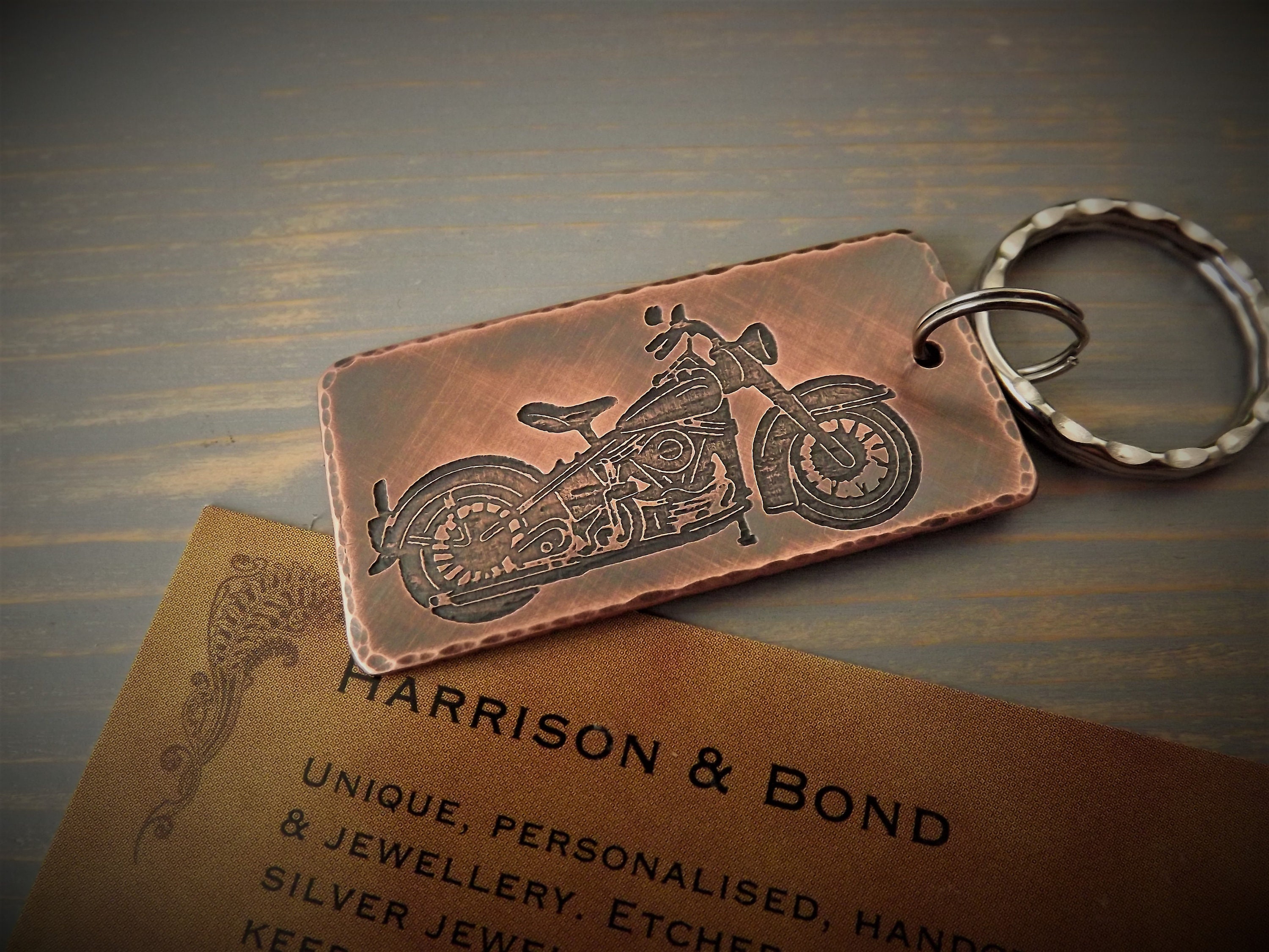 Custom Keyring Motorcycle Keyring Motorbike Keyring Etsy