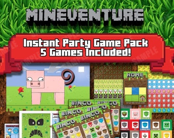 Minecraft Party Etsy