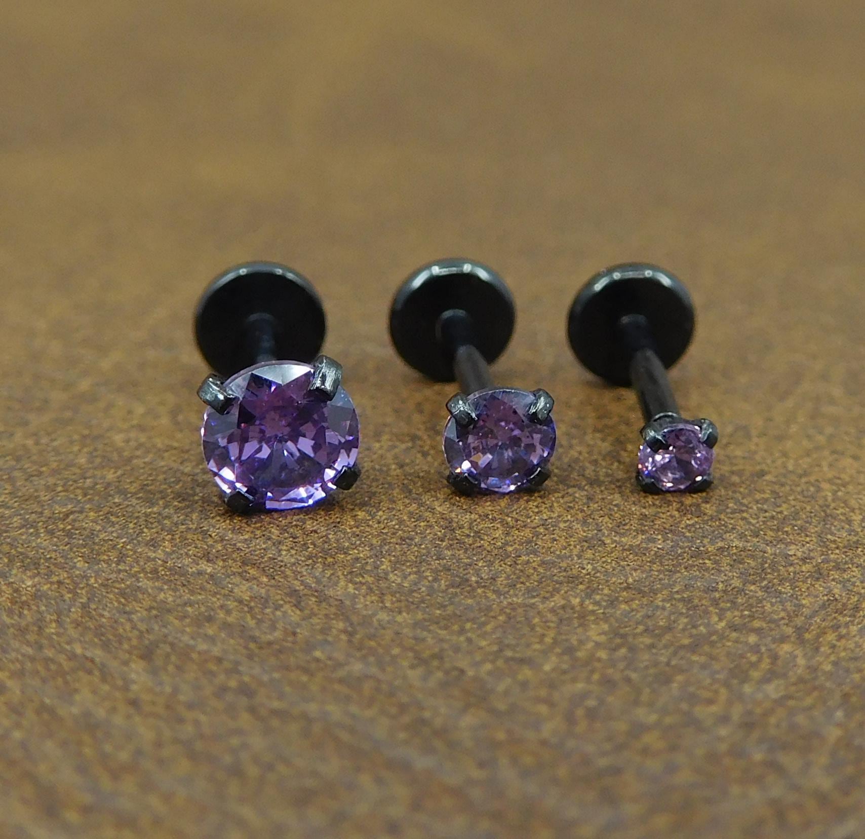 【BLACKPURPLE】[BLACKLABEL] Mystic Square Crystal Earring il_fullxfull.2746755610_nq6j.jpg