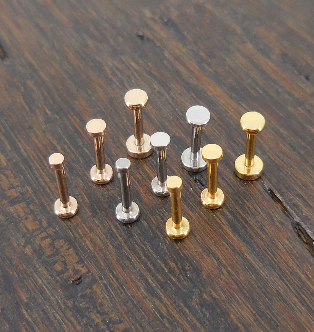 thumbnail image 2 of Gold Plated Surgical Steel Cubic Zirconia Flower Flat Back Earrings Pa... 2 of 13