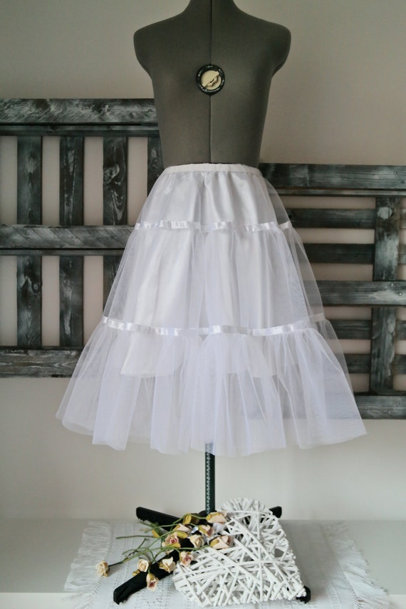 Sottogonna sposa in tulle bianco Sottogonna donna in tulle - Etsy Italia