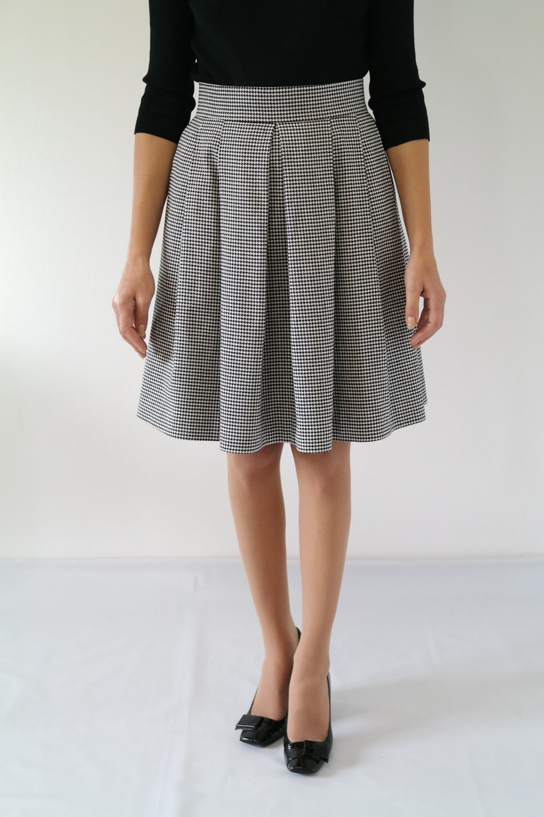 Gonna Lunga Donna A Pieghe - Vita Alta, Tessuto Morbido In Cotone, Stile Vintage, Perfetta Per Casual E Vacanze - Foto 4