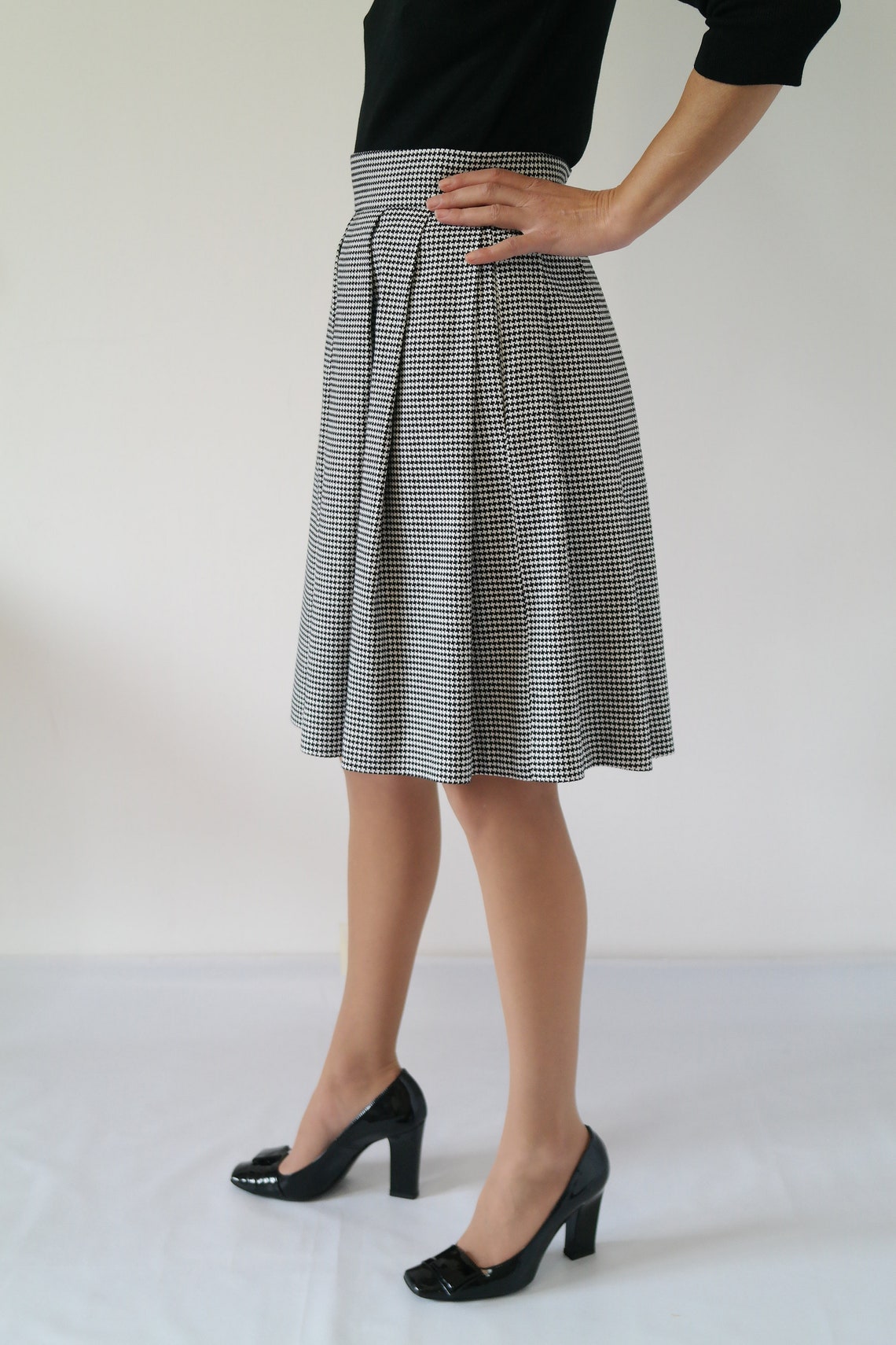 Gonna Lunga Plissettata Donna Vita Elastica - Maxi Gonna In Poliestere, Comoda Ed Elegante - Foto 10