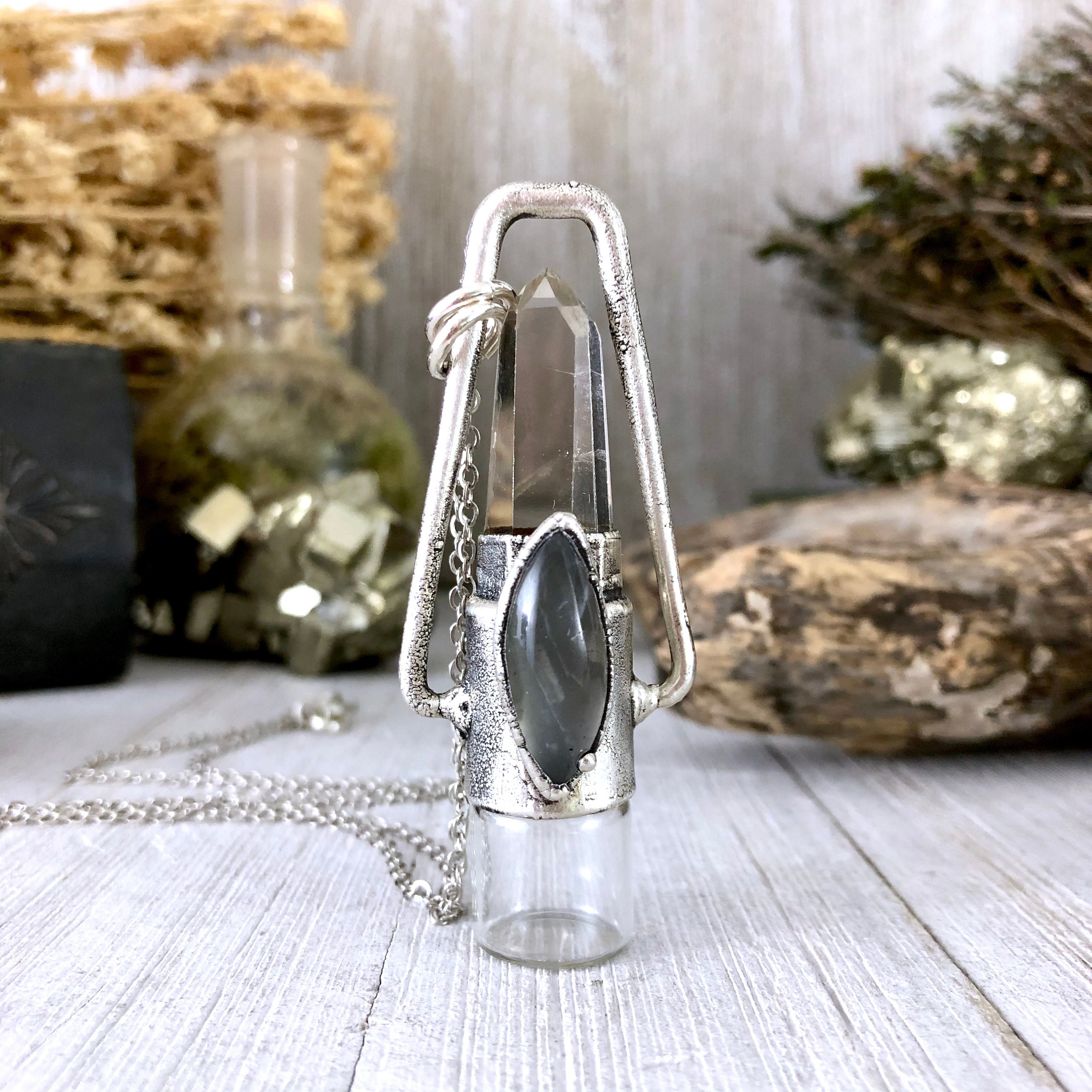 Essential oil roller store bottle necklace