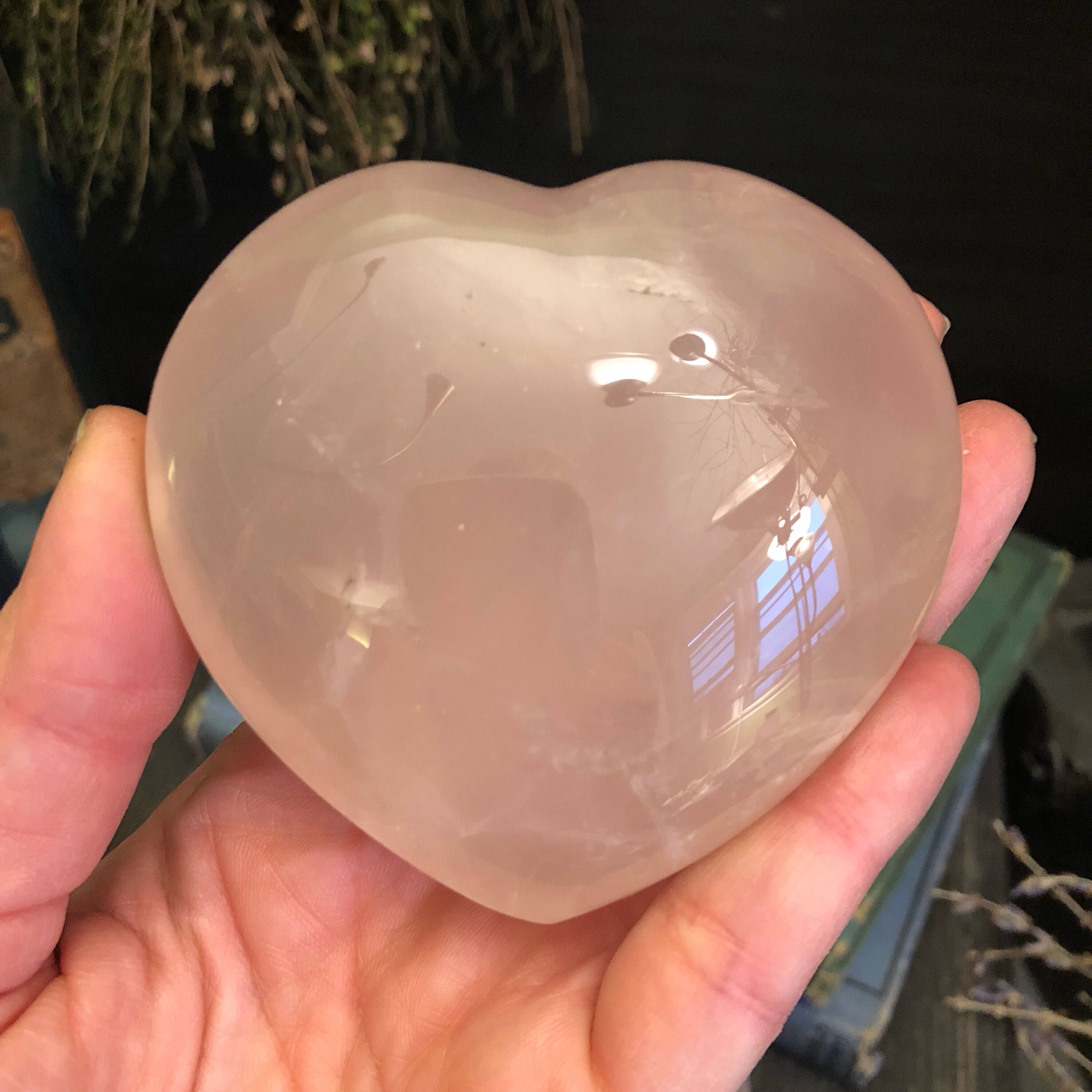 rose quartz heart photo rose quartz heart photo