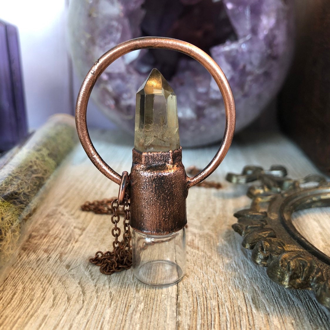 Etsy shop rollerball necklace