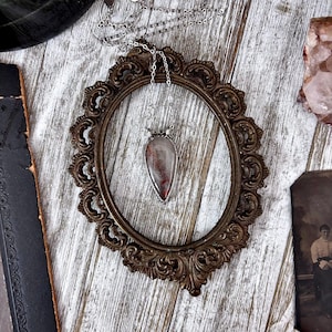 Rutilated Quartz Crystal Necklace in Fine Silver / Foxlark Collection - One of a Kind