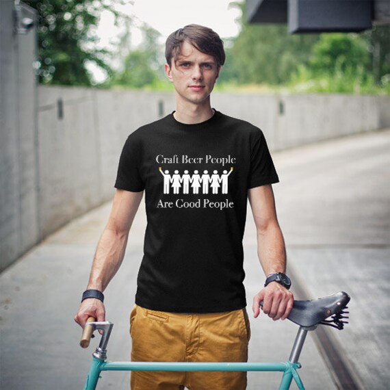 Craft Beer People T-shirt Men's Hanes 