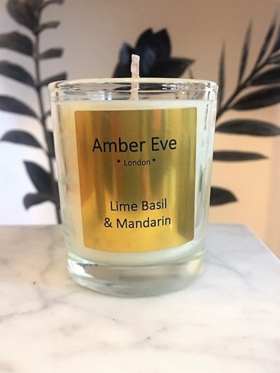 Lime Basil & Mandarin Small Scented Candle