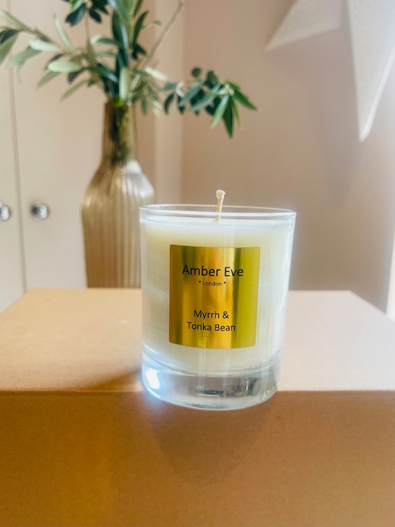 Myrrh & Tonka Bean Scented Candle