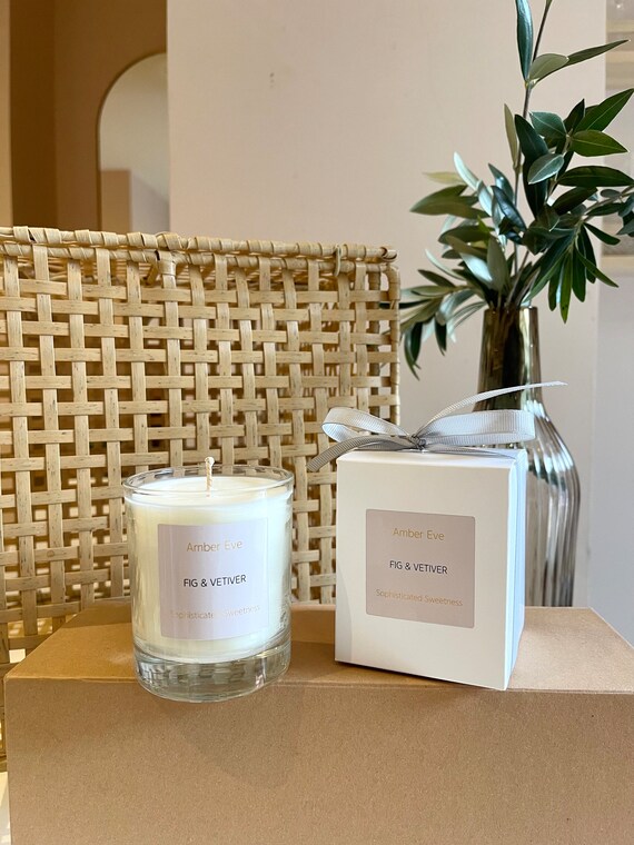 Fig & Vetiver Scented Candle