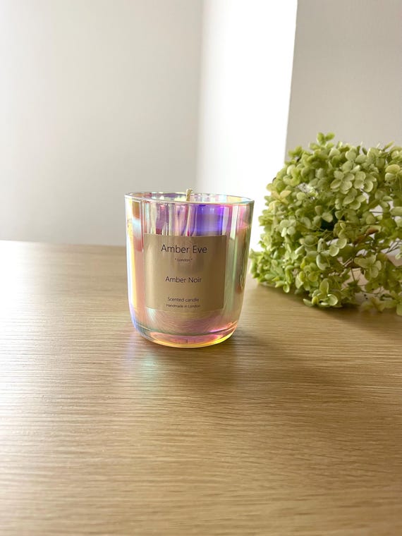 Amber Noir Scented Candle in Luminous Glass