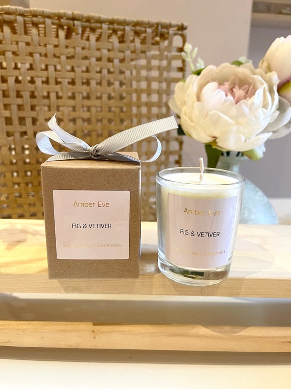 Fig & Vetiver Small Scented Candle