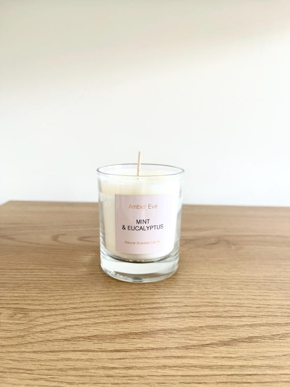Mint & Eucalyptus Natural Scented Candle