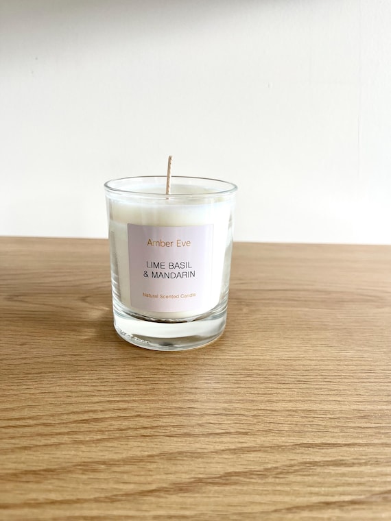 Lime Basil & Mandarin Natural Scented Candle