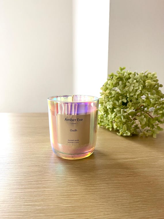 Oudh Scented Candle in Luminous Glass