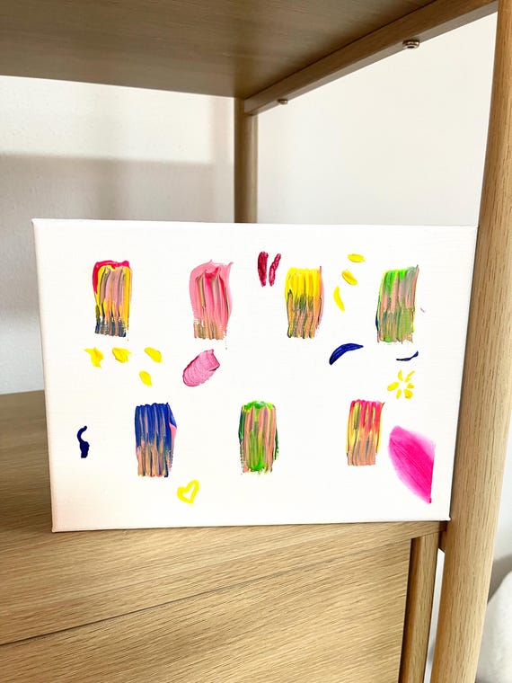 Summer Fun, original acrylic painting on canvas, 30x20cm