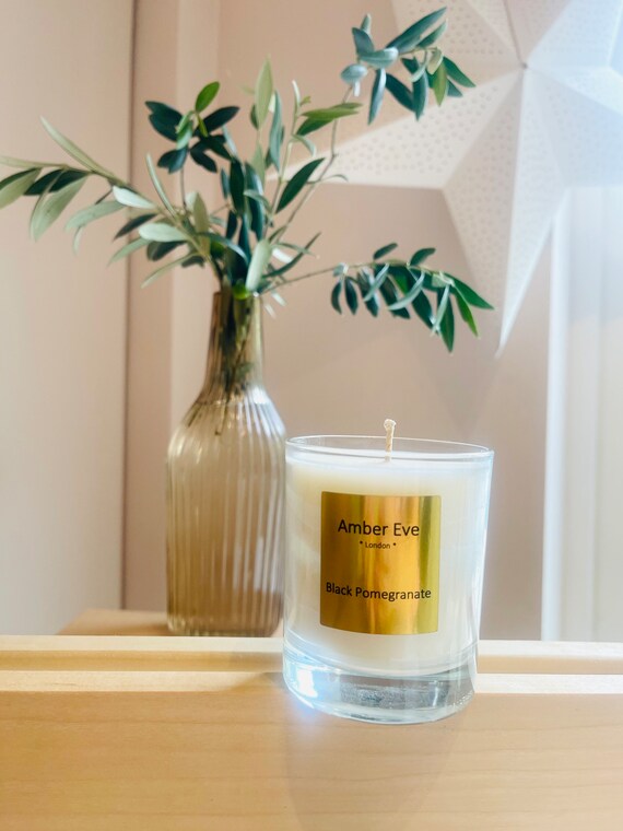 Black Pomegranate Scented Candle