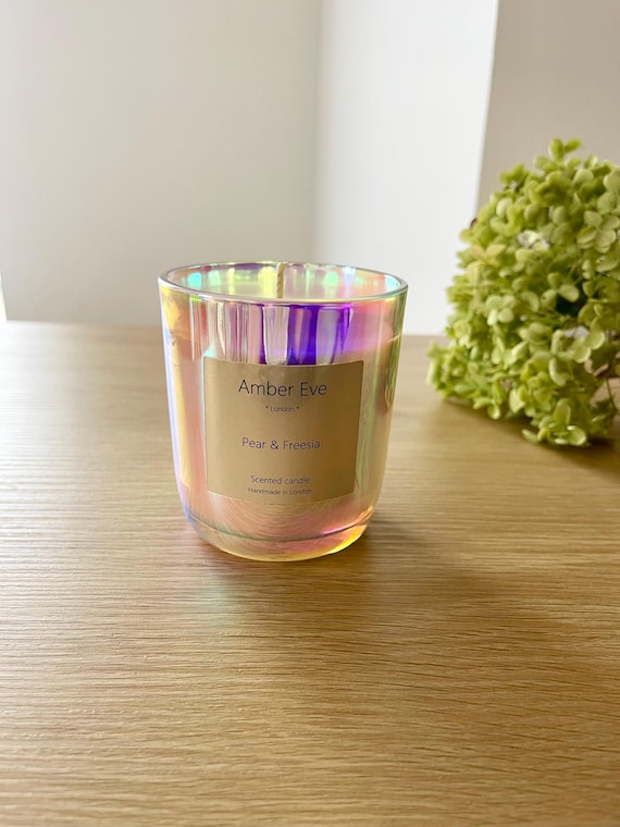 Pear & Freesia Scented Candle in Luminous Glass