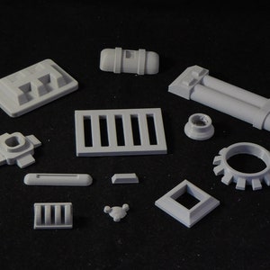 Large Scale Greeble One Set for Cosplay