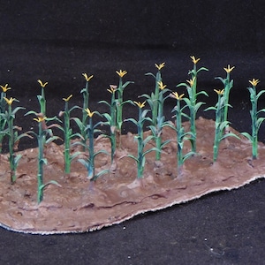 28mm Scale 3D Resin Printed Corn Plants