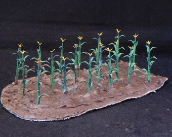 28mm Scale 3D Resin Printed Corn Plants