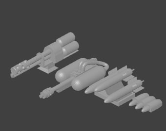 20MM Flame Throwers and Rocket Launchers