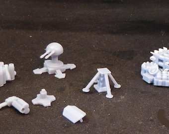 20mm Scale 3D Resin Printed Gaslands Military Base Obstacle Set