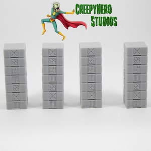3D Resin Printed 28mm Scale Pulp Era Ancient Pillars