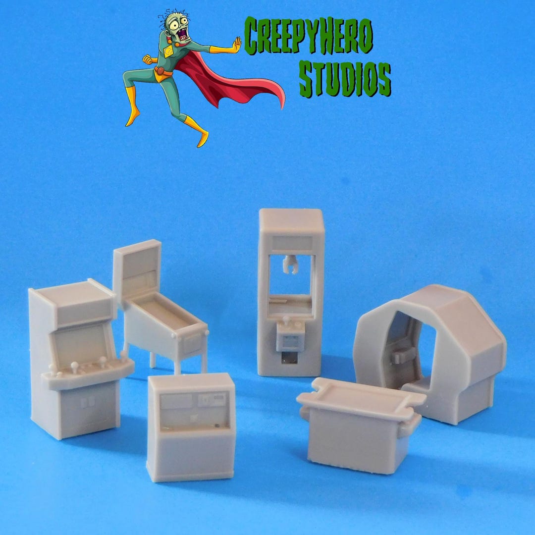 Modern 28mm Scale Arcade Machines - Etsy