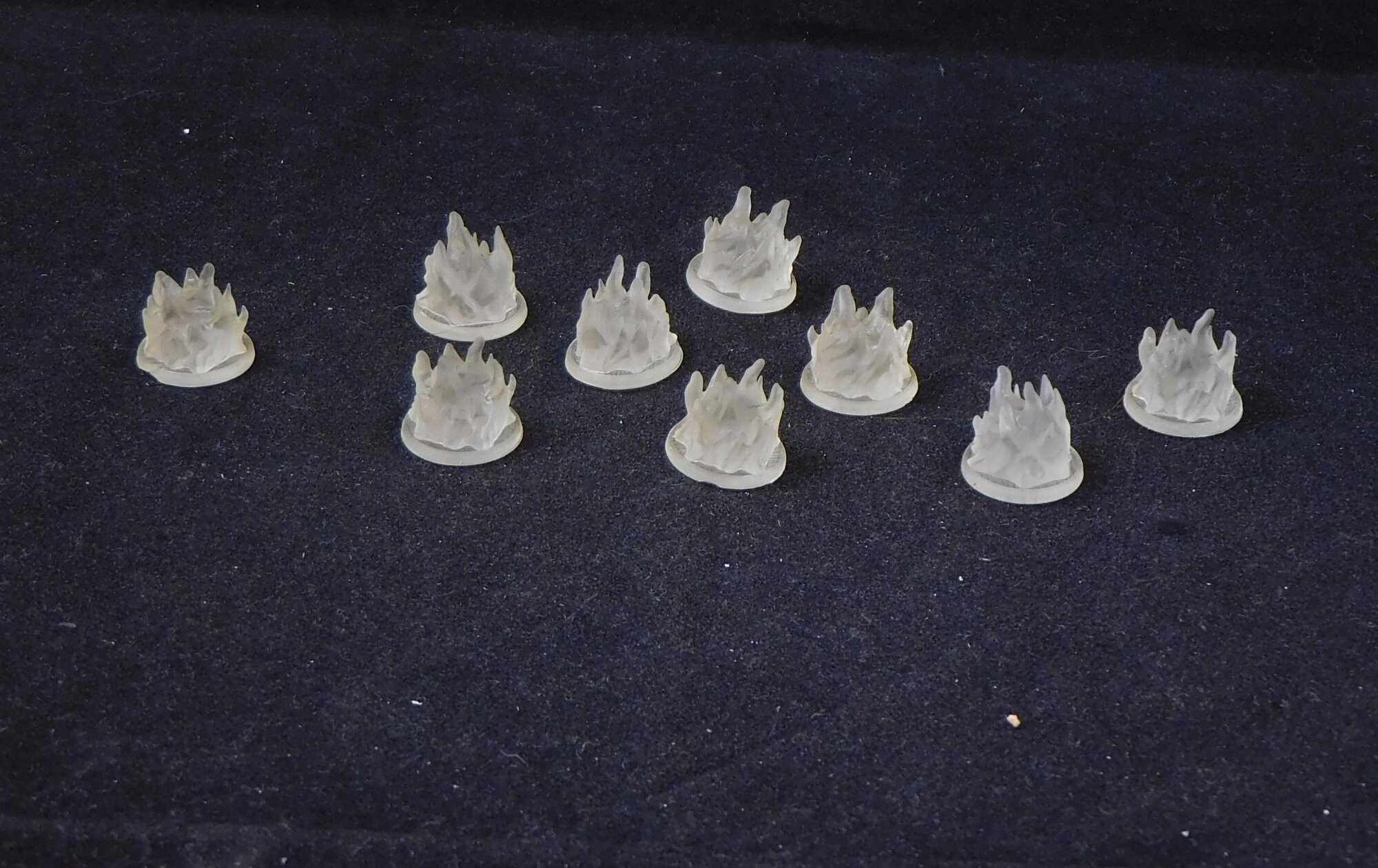 Mini Translucent Fire Token 20mm Fire Token Set - Etsy