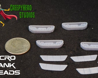 Micro Gaslands 10mm Scale 3D Resin Printed Tank Tread Set