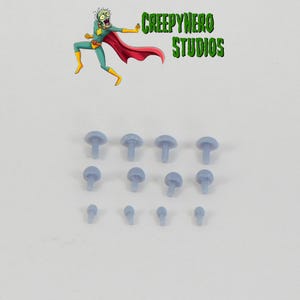 3D Resin Printed 28MM Mushroom Set