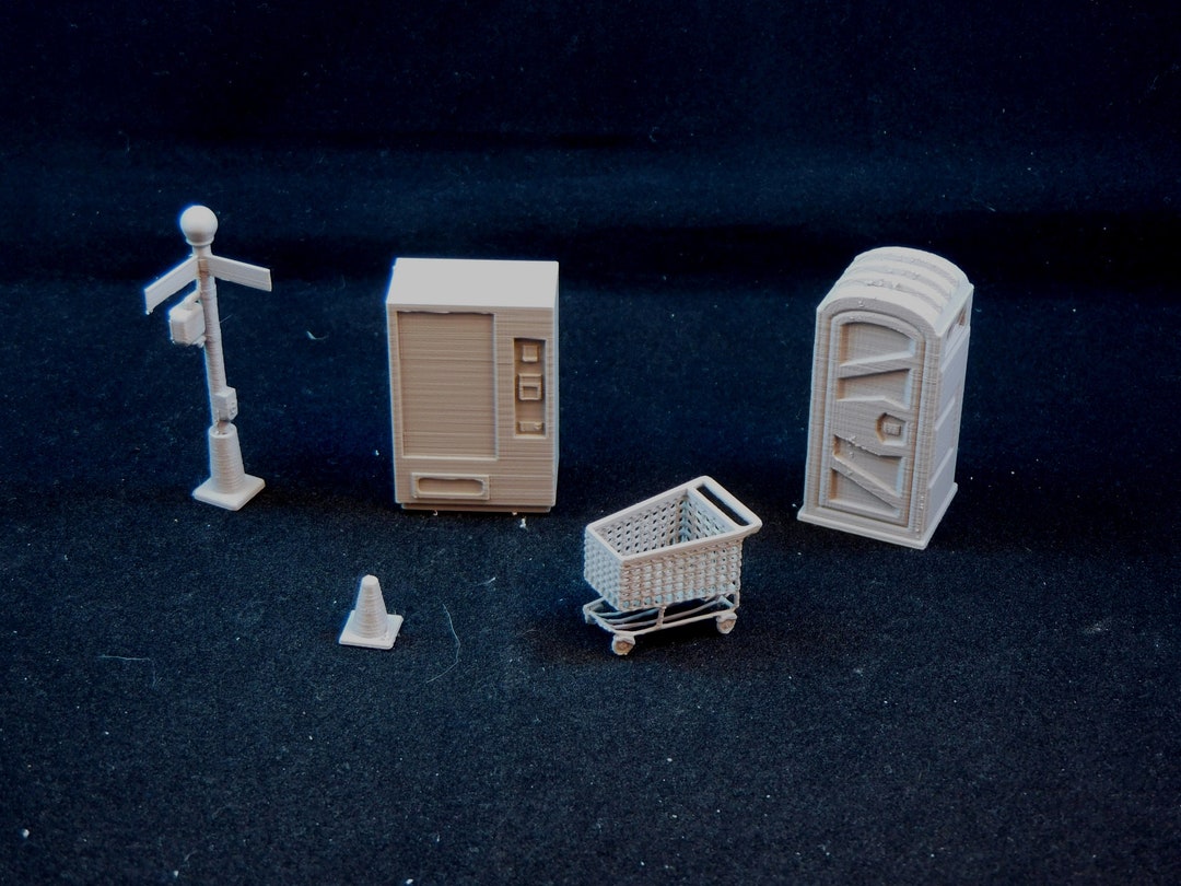 28mm Scale 3D Printed Street Scatter Four - Etsy