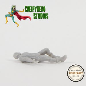 3D Resin Printed 28mm Scale Zombie Corpse Miniature