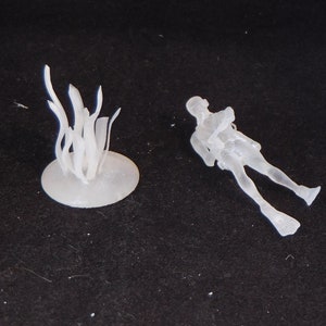 28MM Scale 3D Resin Printed Scuba Diver Number Four Miniature with Base