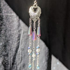 Small Silver & Purple Sun Catcher