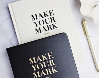 MAKE YOUR MARK self-coaching journal (unique inspirational gift for female leaders)