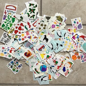 Vintage Sticker Lots: 10 Random Sticker Mods Mrs Grossman Recuerdos creativos Más