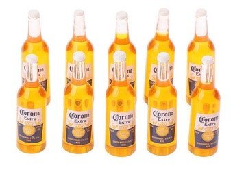 6pcs//Set Bottle Beer Miniatures For 1:12 Dollhouse Miniature Kids PlayTEHI
