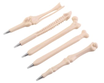 1 Ballpoint Bone Pen, Students Gifts, Medical Pen, Doctor Gift, Gifts For Nurse, Medical Pen, Stationery, Novelty Bone Pen, Office Supplies