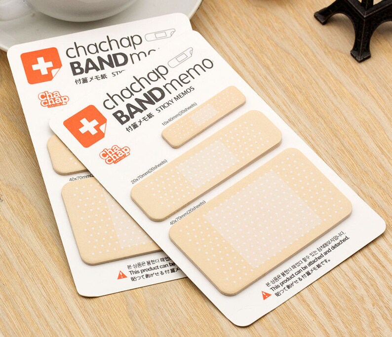 Band Aid Sticky Note Pads Band Aid Sticky Notes Band Aid Etsy