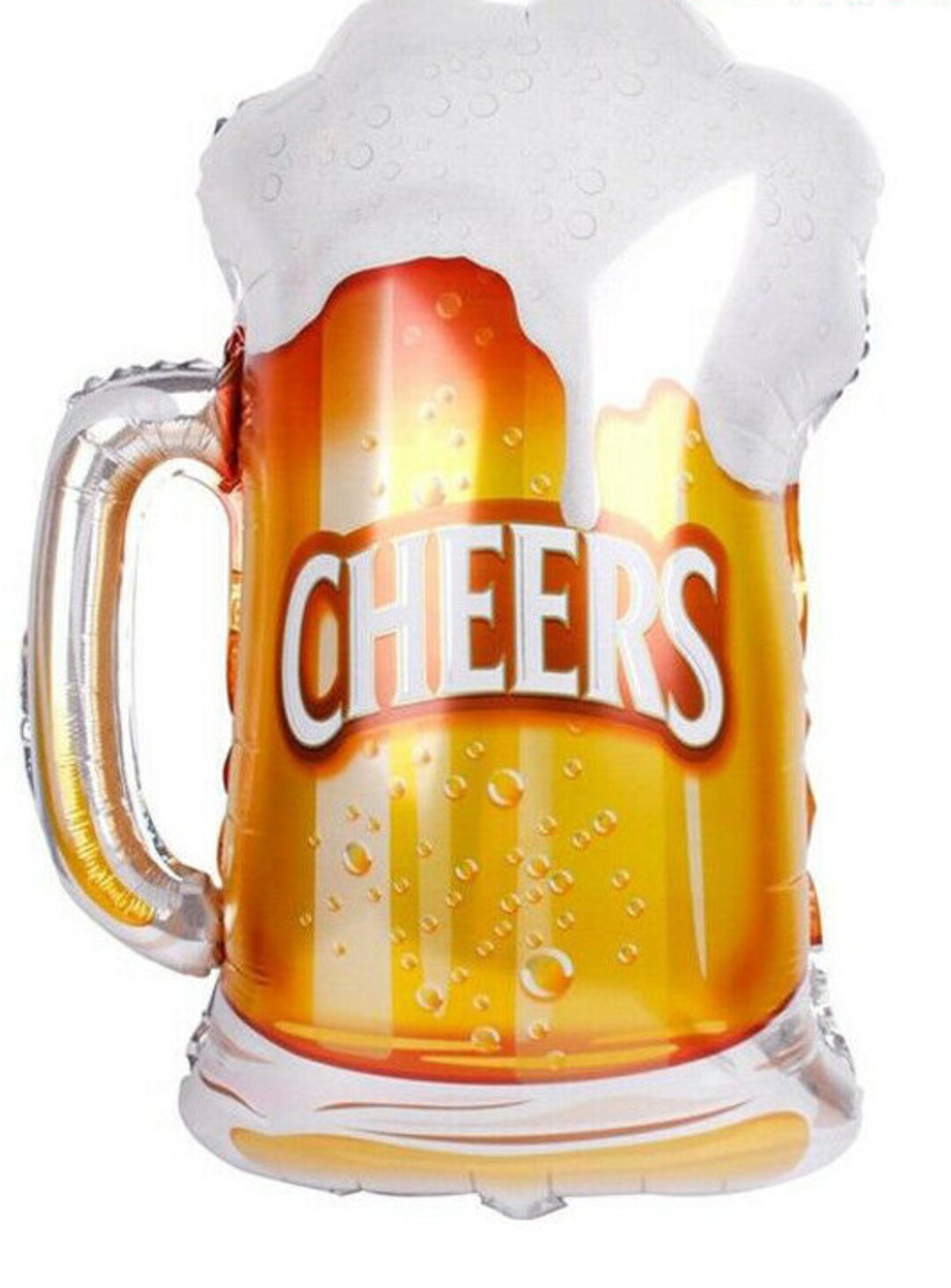 1 Mylar Balloon, Jumbo Beer Balloon, Birthday Supplies, Foil Balloons