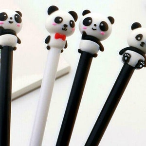 1 Panda Bären Stift, Panda Bär Kugelschreiber, Schulbedarf, Schreibgeräte, Panda Bär Schreibwaren, Geschenke für Studenten, Bürobedarf