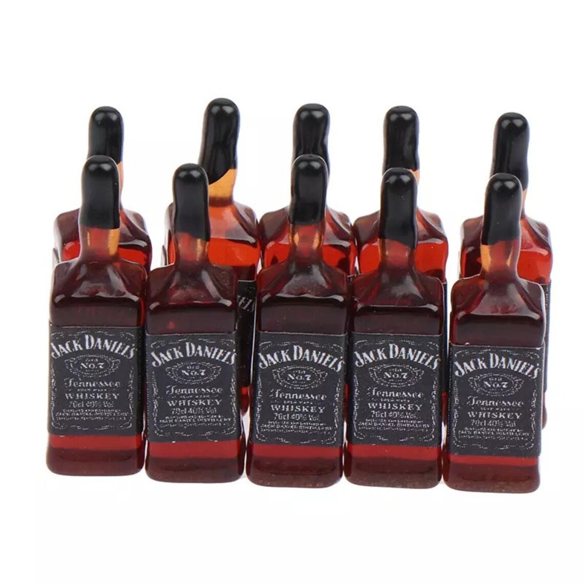 5 Tiny Whiskey Bottles Resin Whiskey Bottles Craft Supplies Etsy