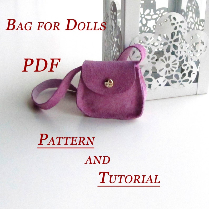 Bag for Dolls Pattern pdf Pattern bag Doll Clothing Doll | Etsy