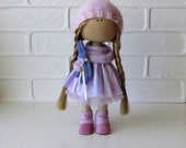 Lerika Doll-Handmade Doll-Textile Doll-Fabric Doll-Rag Doll-Home Decoration-Handmade Toy-Interior Doll-Christmas Gift-Dolls