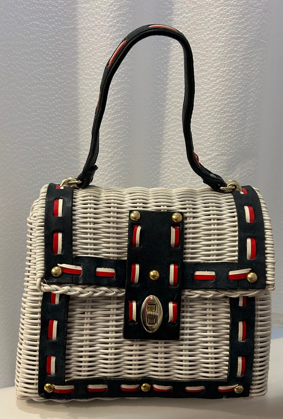 Red, White, and Blue Vintage Handbag