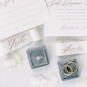 Scroll Calligraphy Place Card Champagne Glass Tag for Wedding or Event with Guest Names for Place Setting